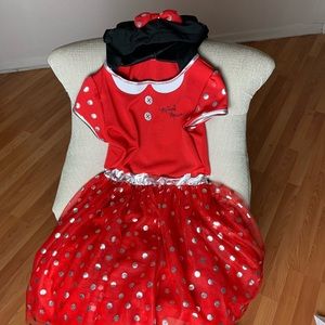 mini mouse costume with hoodie